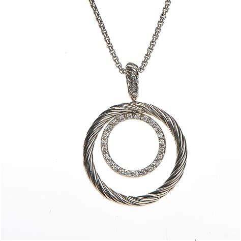 Davkd yurman circle amulet necklace
